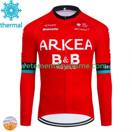 Homme Maillot vélo Hiver Thermal Arkea Bb Hotels 2024